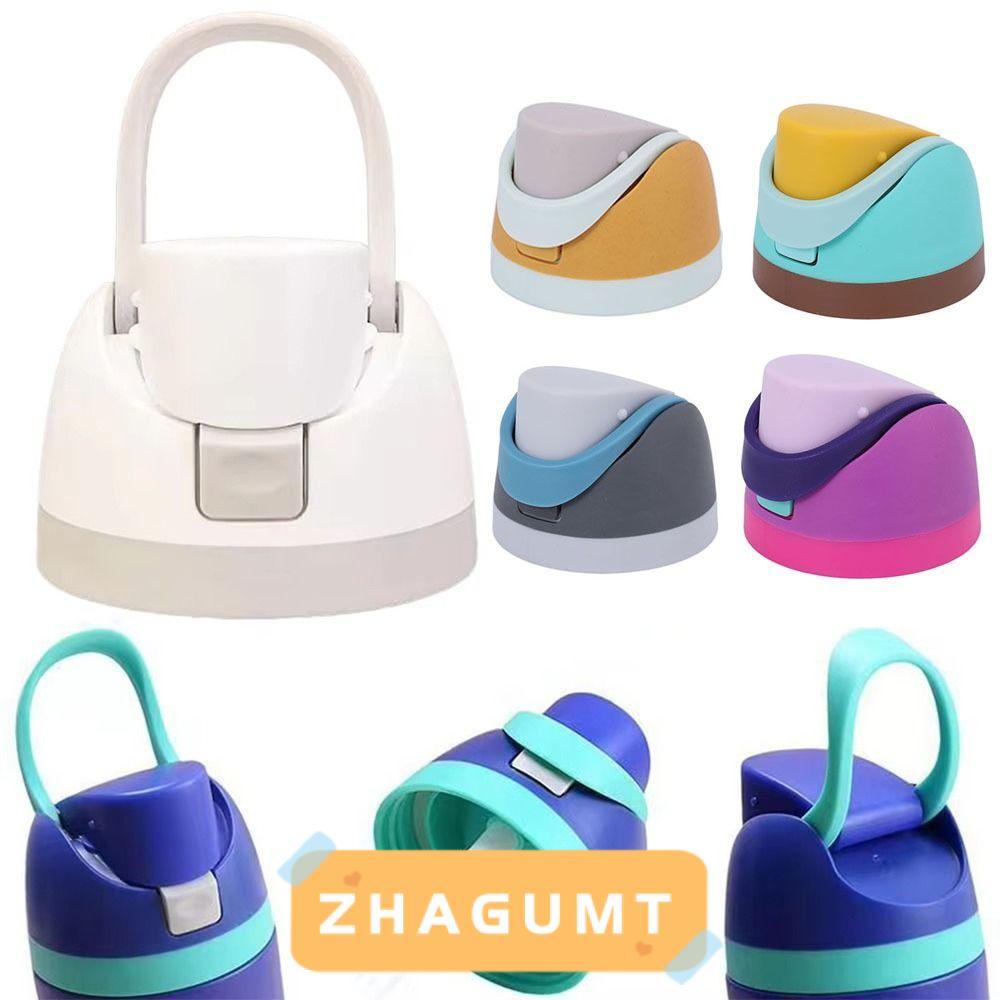 ZHAGUMT366KB ขวดปุ่มเดียว, BPA-Free No Water Leakage Replacement ฝาปิดสําหรับ Owala Freesip กลางแจ้ง