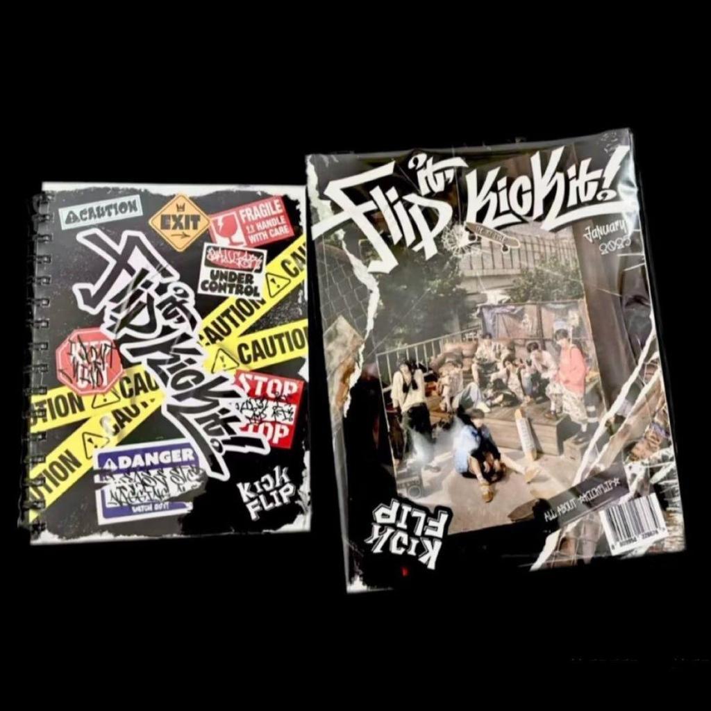 【อัลบั้ม Kickflip】อัลบั้มเดบิวต์ของแฟนคลับ Kickflip สินค้าใหม่เอี่ยม ยังไม่ได้เปิด ของแท้จาก IP