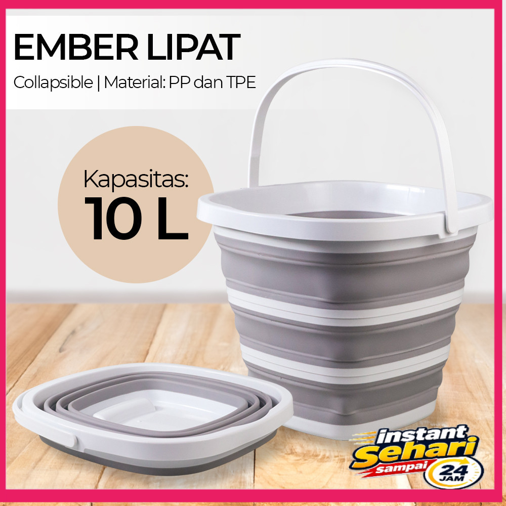 TaffiHOME ถังน้ําพับได้ 10L - ST362 - 7RHA4CGY