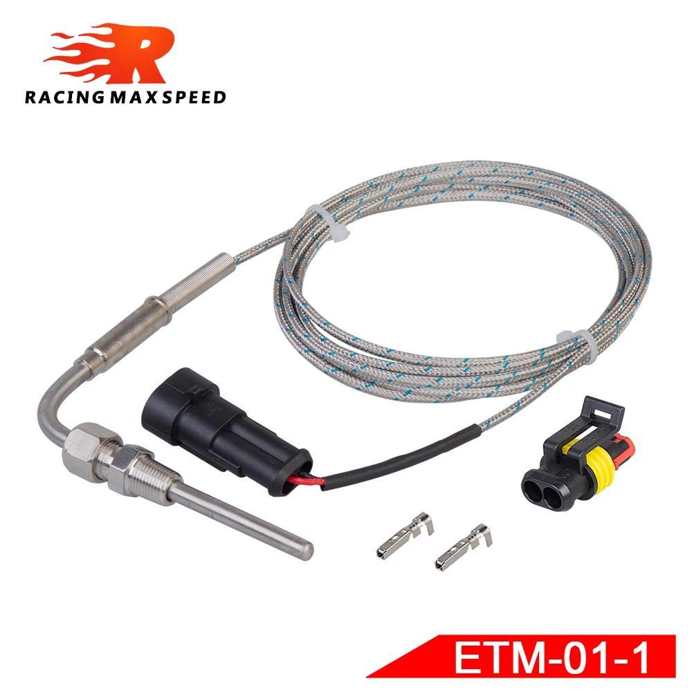 QP Car Exhaust Temp Sensor Gauge Exhaust Gas Temp Sensor EXT Temperature Sensor 0-1000 C