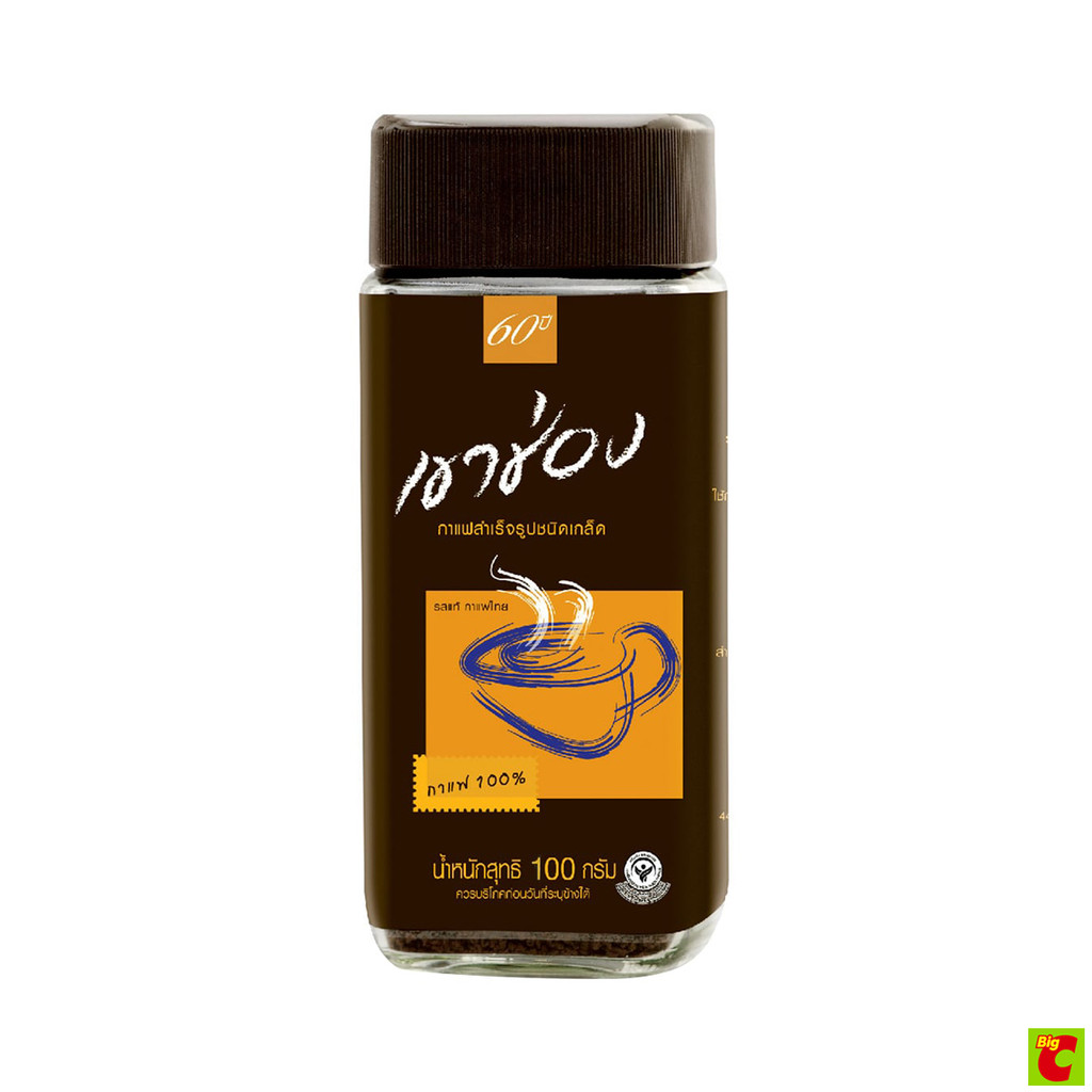 เขาช่อง กาแฟสำเร็จรูปชนิดเกล็ด 100 ก.