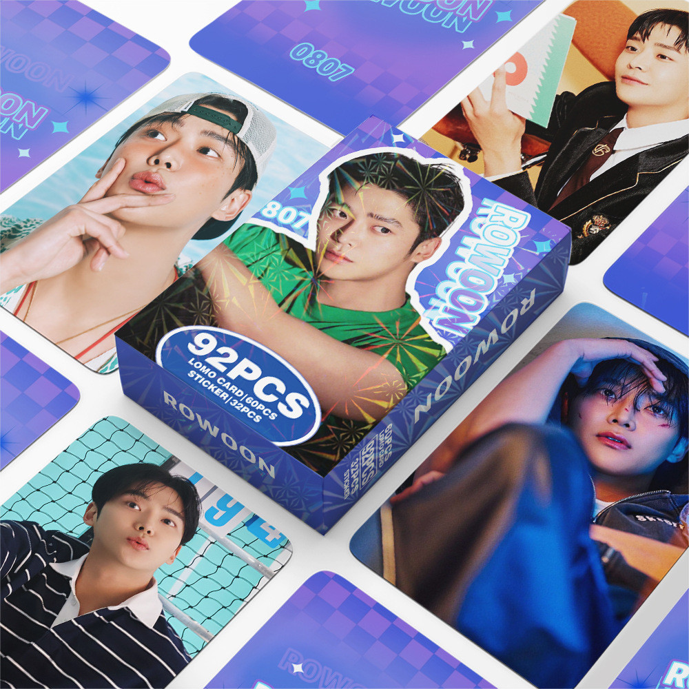 92 Star Photocards Rowoon Idol Collection Photocards Golden Rowoon Photocards สติกเกอร์การ์ด LOMO 10