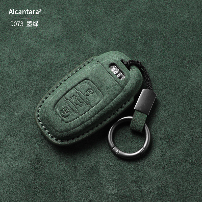 เหมาะสําหรับ 12-18 Audi Key Cases A6L แบบเก่า Q5 Q7A7 A8 Suede A4L รวมทุกอย่างป้องกันกรณี
