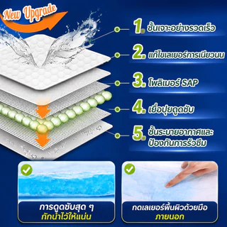 Berma Baby ผ้าอ้อมผู้ใหญ่ ผู้ชายผู้หญิงใส่ได้ทุกคน ซึมเร็วสุดปลี่ยนง่าย นุ่มสบายต่อผิว M/L/XL 72/30 ชิ้น