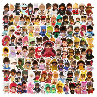 150ชิ้น/เซ็ต ★★★ สติ๊กเกอร์คู่มือไดอารี่ขนาดเล็ก Monchhichi Q-3 ★★★ DIY แฟชั่นสมุดภาพอัลบั้มตกแต่งสติ๊กเกอร์สติ๊กเกอร์ (ขนาด:2~3ซม.)