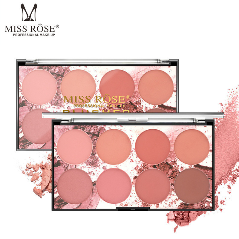 odbo บลัชออน ปัดแก้มบลัชออน MISS ROSE One Powder Enhances Temperament Repairing Blush