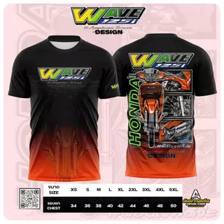 เสื้อผ้ามัน WAVE125 มีให้เลือกหลายสี เสื้อคอกลม