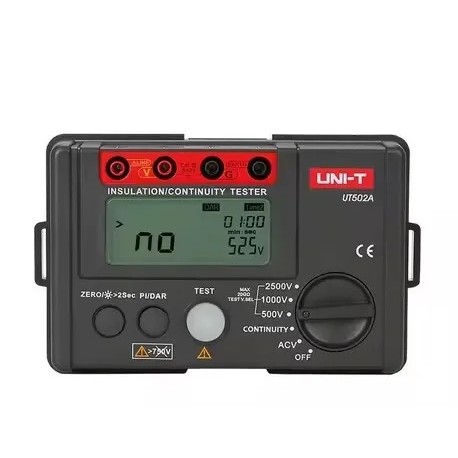 UNI-T เครื่องทดสอบความต้านทานฉนวน UT501C UT502C Professional Ohm Meter 1000V 2500V Digital Resistor 