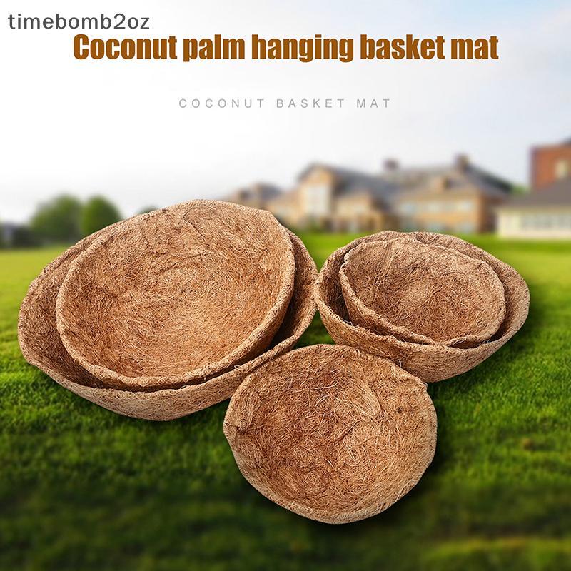 (เวลา) เส้นใยมะพร้าวธรรมชาติซับ Thi Coconut Liners สําหรับสวนชาวไร่รอบแขวนตะกร้าปลูก Liners เปลี่ยน 