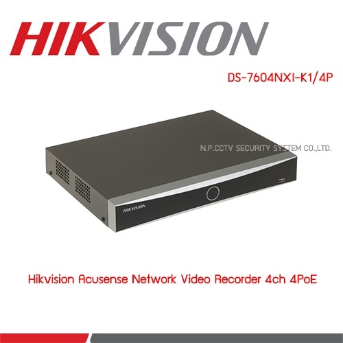 Hikvision NVR DS-7604NXI-K1/4P 4ช่อง PoE