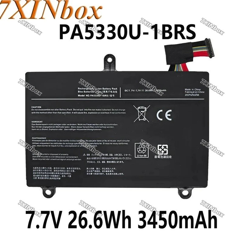 7XINbox PA5330U-1BRS 7.7V 26.6Wh 3450mAh แบตเตอรี่แล็ปท็อปสําหรับ Toshiba Dynabook G83 GZ83 series