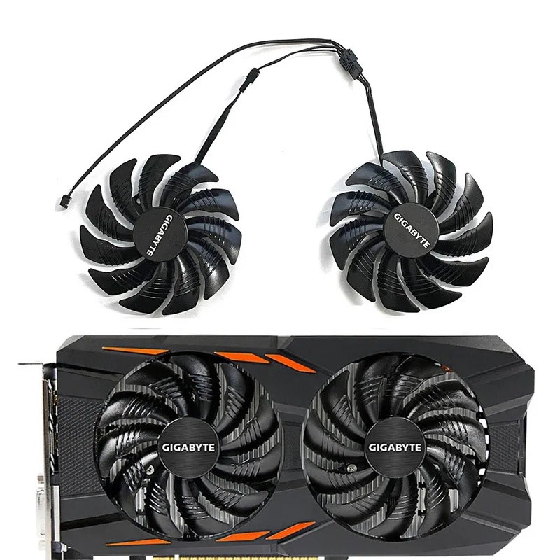 PLD09210S12HH T129215SU 88 มม.4pin 0.5A RX570 580 พัดลม GPU สําหรับ Radeon Aorus RX580/570 Gigabyte 