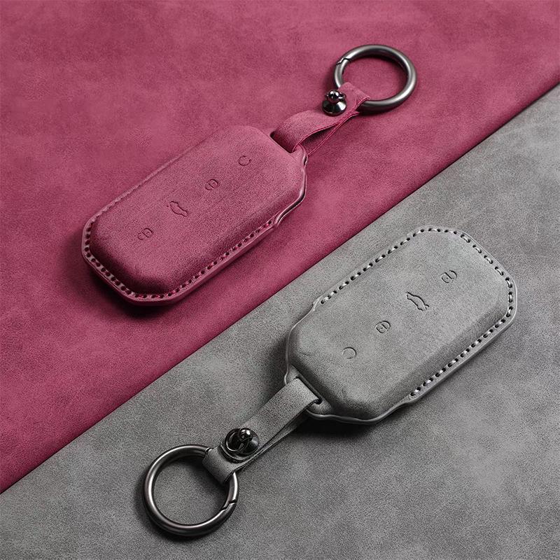 For Chery Jaecoo 5/J5 Jaecoo 5 EV Leather Car Key Case Cove Keychain Jaecoo 5 EV Accesorios