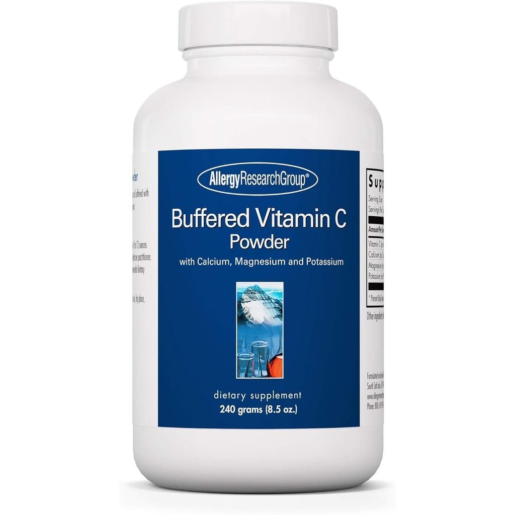 ARG Buffered C Powder Buffered C สําหรับสารต้านอนุมูลอิสระและพอร์ตภูมิคุ้มกันกรด Ascorbic พร้อมแคลเซ