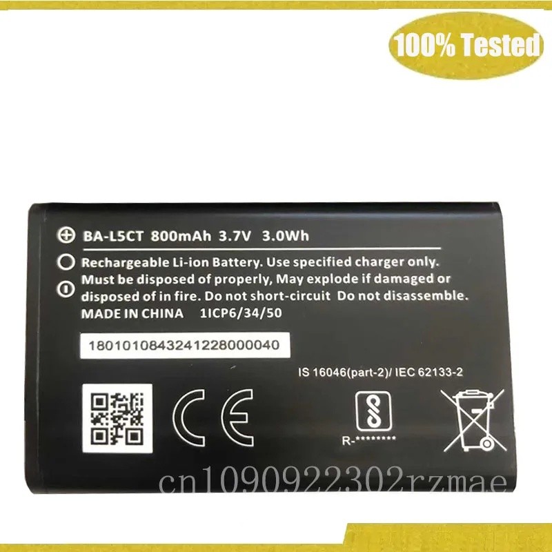 แบตเตอรี่ BA-L5CT 800mAh สําหรับ Nokia BA-L5CT BA L5CT BBattery แบตเตอรี่