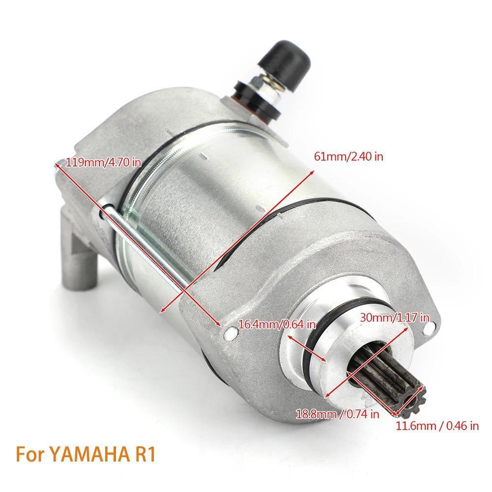 fรถจักรยานยนต์เริ่มต้นมอเตอร์ Fir สําหรับ Yamaha YZF-R1 R1 2004 -2008 เครื่องยนต์หมายเลขชิ้นส่วน E5V