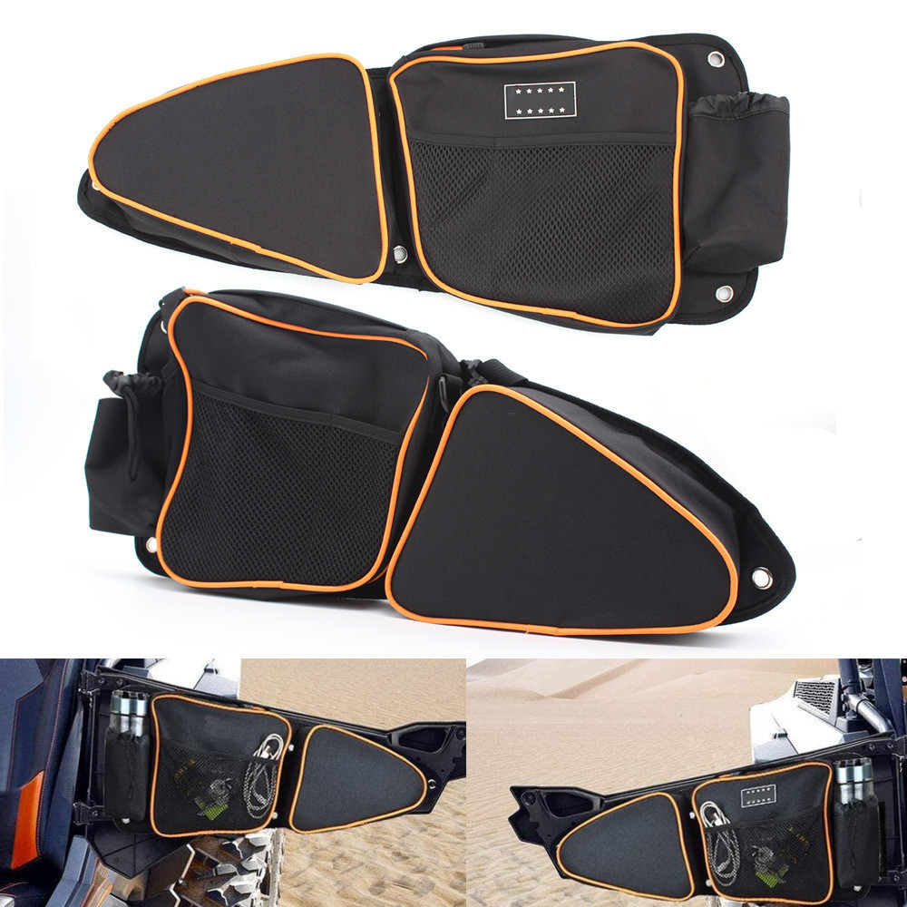 เหมาะสําหรับ Polaris RZR 900 XP4 1,000 UTV กระเป๋าประตูด้านข้างผู้โดยสาร Driver กระเป๋าเก็บโรงงานพร้