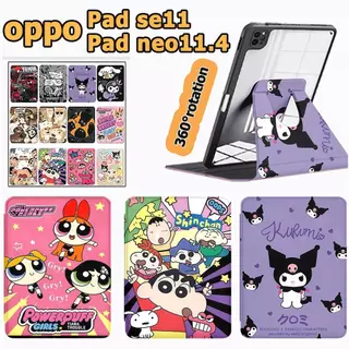 for เคส OPPO Pad SE11 2025 for OPPO Pad neo 11.4 Air2 11.4 การ์ตูน เคสหนัง PU ที่เสียบปากกาด้านขวา Magnetic AutoSleep for Case OPPO Pad SE 11