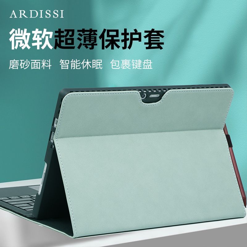 Microsoft surface pro10/5/6/7/8/9 เคสป้องกันแท็บเล็ตพีซีเคสเคสหนังคีย์บอร์ดรวมทุกอย่าง 4