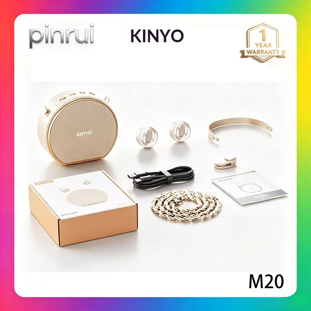 KINYO M20 Amplifier Small Bee Wireless Headband-Type Teachers Special Classroom Microphone Speaker -