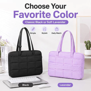 กันน้ําพร้อมส่งจากไทยกระเป๋าถือสุภาพสตรีแฟชั่นกันน้ําTote Bagกระเป๋าบุนวมลําลอง,สามารถใส่แล็ปท็อปขนาด 14-15.6นิ้วได้