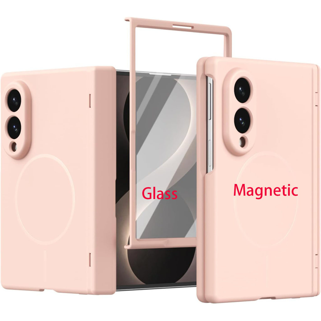 รองรับการชาร์จไร้สาย สําหรับเคส Samsung Galaxy Z Fold 8 พร้อมการป้องกันบานพับ เคส Fold8ultra ฝาครอบป้องกันแม่เหล็ก พับ345678