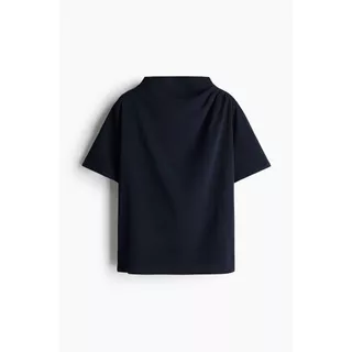 H&M(เอชแอนด์เอ็ม) เสื้อคอปาดดีไซน์พับพลิ้ว ผู้หญิง 1351840_1
