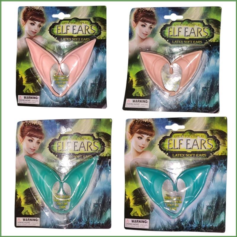BON Fairy Ears Luminous Elf Ears Angel Elven Elf Ears Pointy Ear Tips สําหรับฮาโลวีน