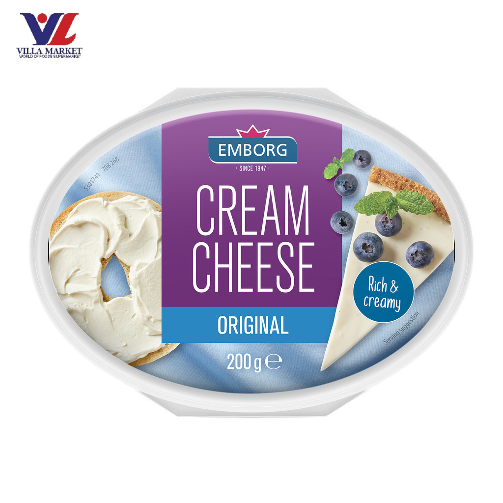 [สินค้าส่งด่วน] [8457] Emborg Cream Cheese 200 G. เอ็มบอร์ก ครีมชีส