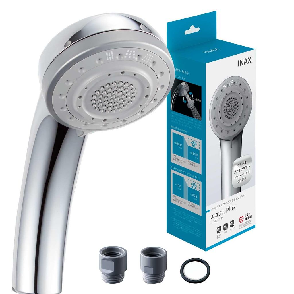 【DIRECT FROM JAPAN】 ส่งตรงจากญี่ปุ่น LIXIL Ecoful Plus หัวฝักบัวมัลติฟังก์ชันฟองอากาศละเอียดพิเศษ ปร