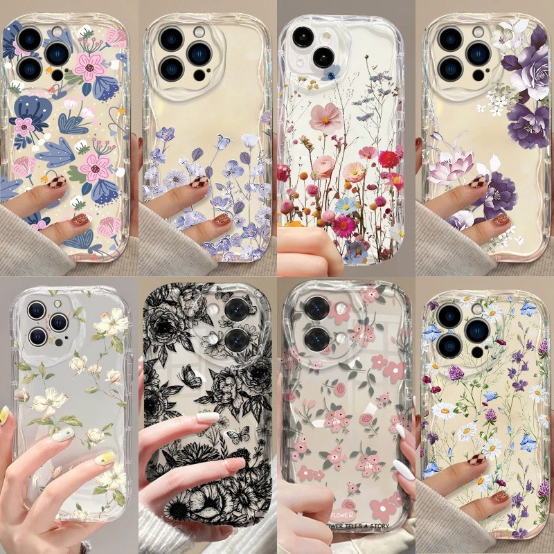 สําหรับ OPPO Realme 16T 16 15T 16 Pro C85 Pro C100i C63 C61 C61 ดอกไม้ที่งดงามดอกไม้เคสโทรศัพท์