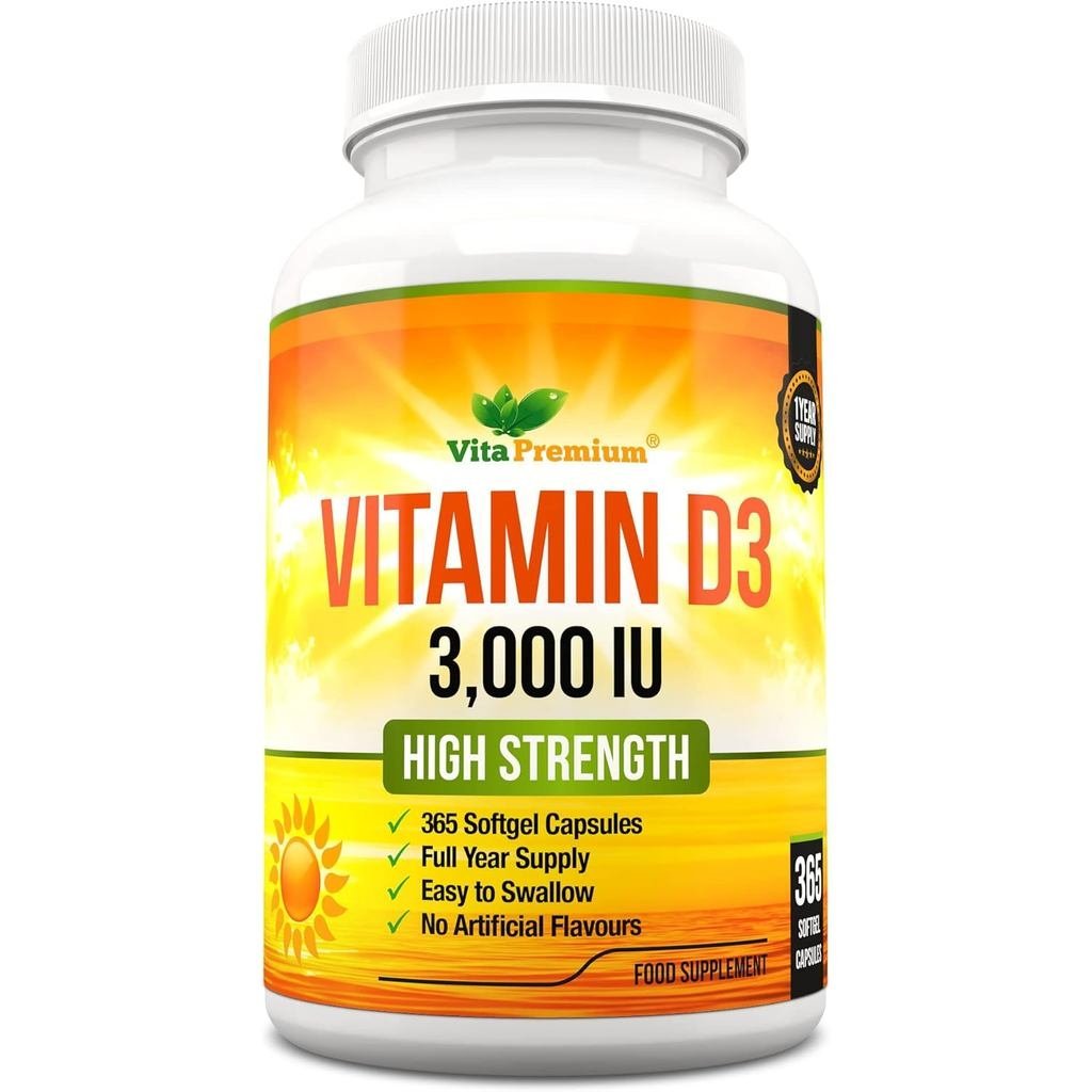 D 3000 IU D3 365 Easy to Swallow Softgels Full Year ply