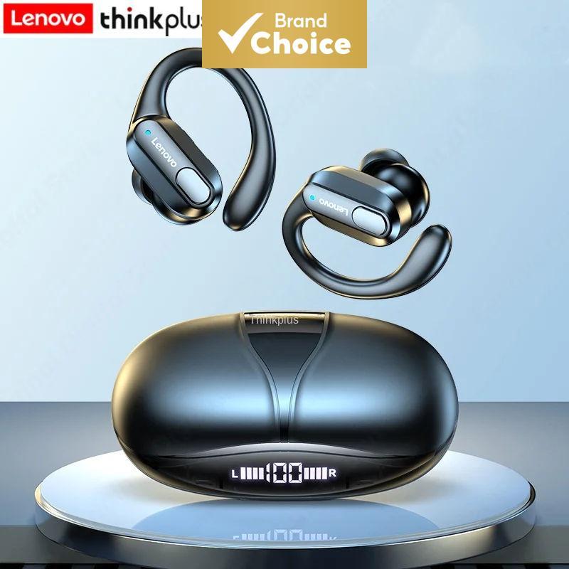 Lenovo XT80 หูฟังไร้สาย TWS Ear-Hook หูฟังกีฬาหูฟังชุดหูฟังพร้อมไมโครโฟน HD Call จอแสดงผล LED ไฮไฟสเตอริโอ IPX5 กันน้ํายาวเวลาเล่น