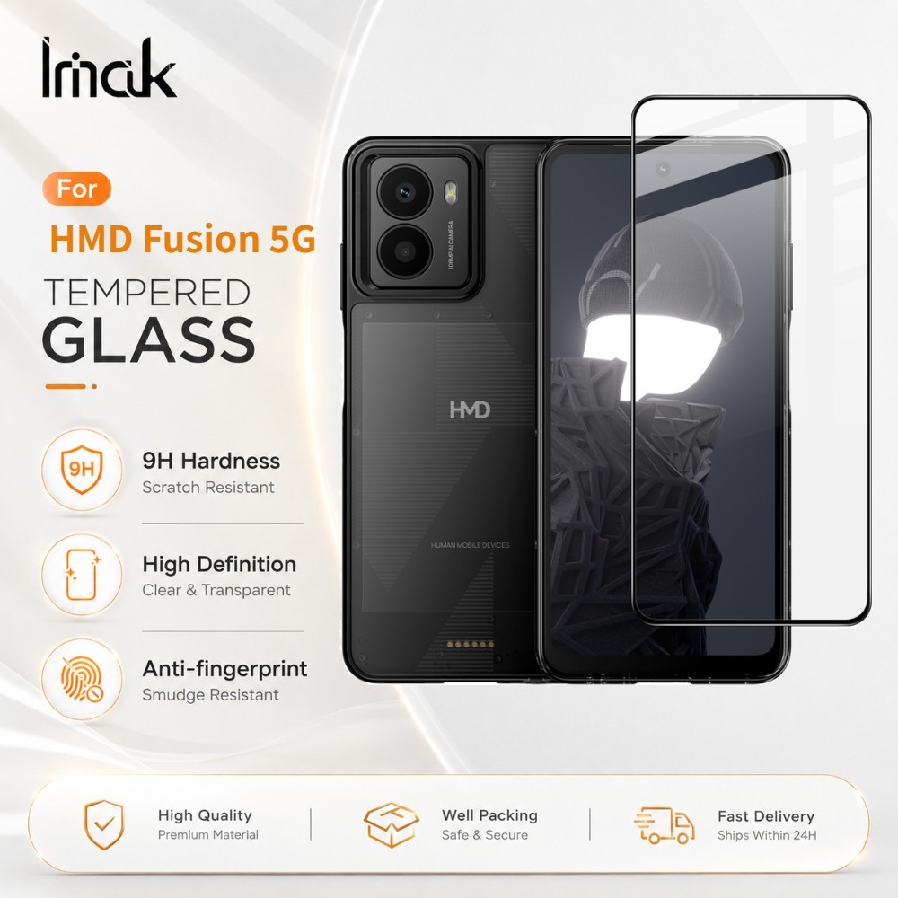 ฟิล์มกระจก สำหรับ HMD Fusion Skyline 5G นิรภัย Oleophobic เคลือบ Anti Scratch FM0003
