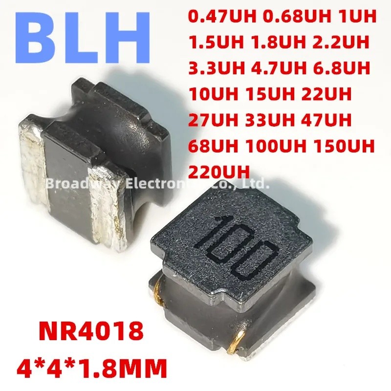 10PCS NR4018 SMD กาวแม่เหล็ก Shielded Power Inductor 33UH 330 47UH 470 68UH 680 100UH 101 150UH 151 
