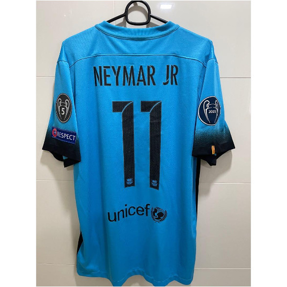 2015 / 16 retro Barcelona Away Football Jersey Messi American Football Jersey