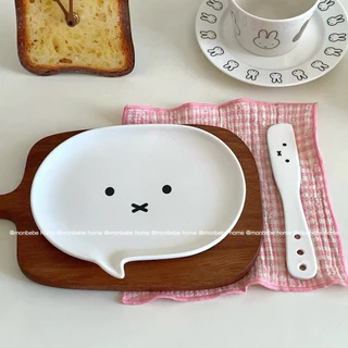 จานเซรามิก insจานmiffy พร้อมส่ง