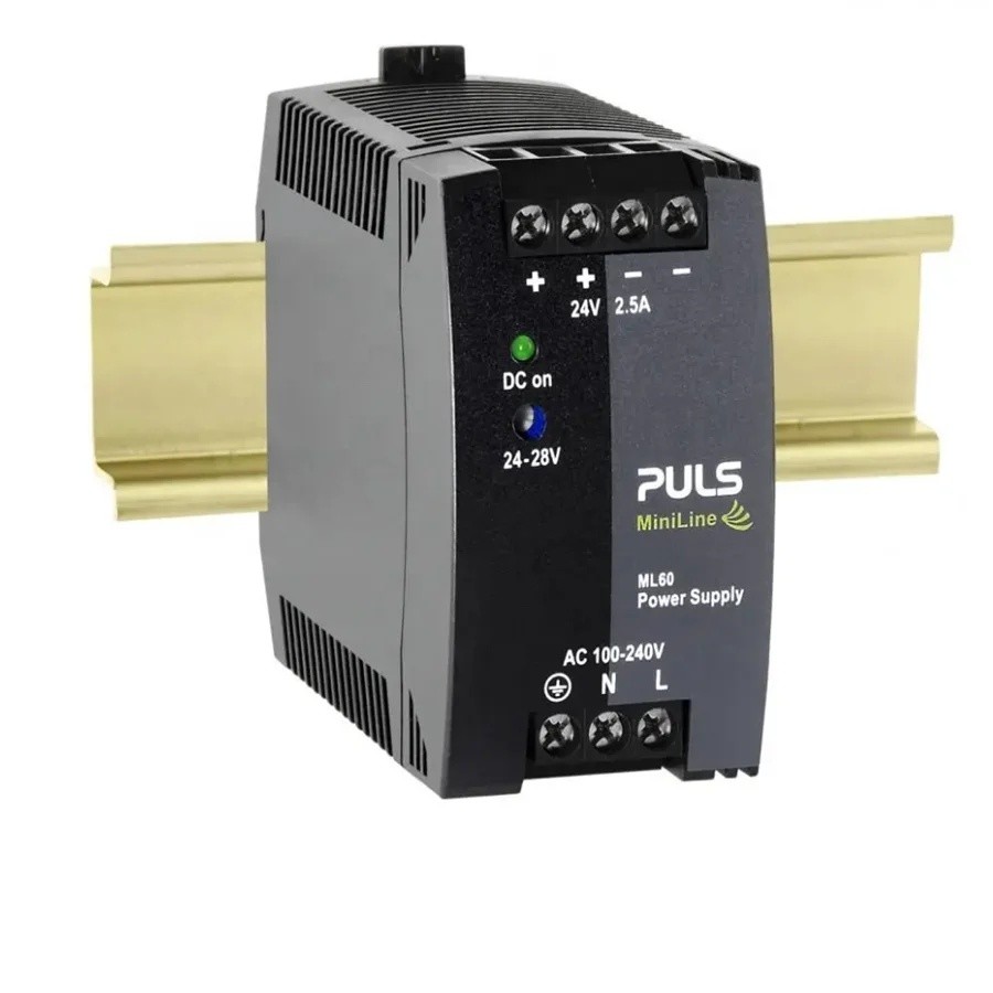 I3CM ยี่ห้อใหม่ PULS ML60.242 1-Phase 24V 3A 60W DIN Rail แหล่งจ่ายไฟอินเวอร์เตอร์และตัวแปลง Series
