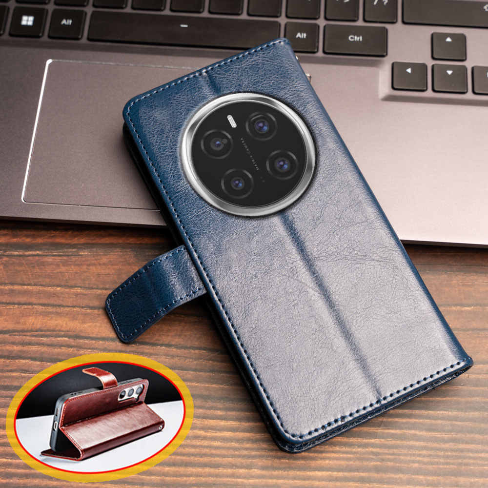 สําหรับ Huawei Honor Magic7 Pro PTP-N49 PTP-AN10 PTP-AN00 Vintage คลาสสิกกระเป๋าสตางค์หนัง Flip Note