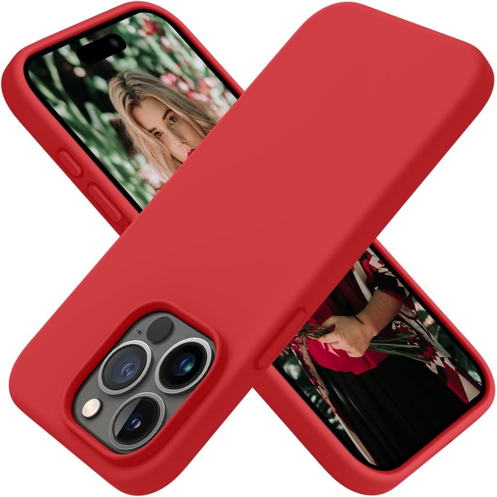 OTOFLY ออกแบบมาสําหรับเคส iPhone 15 Pro,เคสโทรศัพท์ซิลิโคนกันกระแทกบางสําหรับiPhone 15 Pro(6.1 นิ้ว)