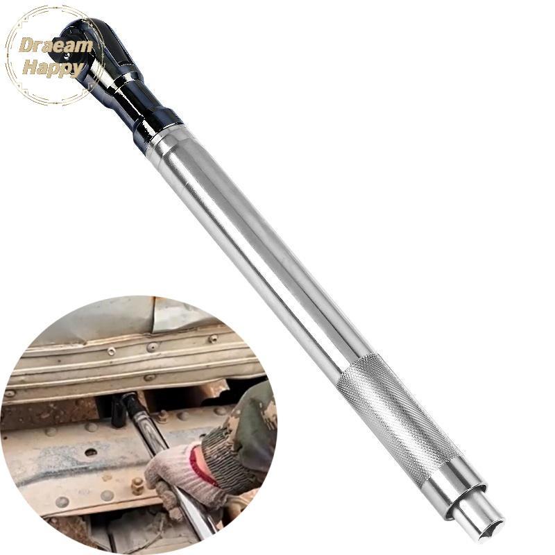 DH 1 ชิ้นสี่ล้อการจัดตําแหน่งปรับมุมไฟฟ้าประแจรถ 2-in-1 Self-contained Ratchet ขยายประแจ TH