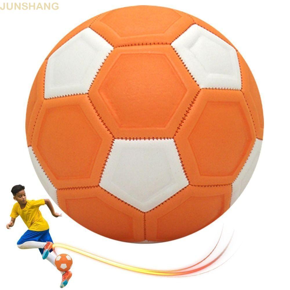 ลูกฟุตบอล JUNSHANG Curve ขนาด 3/4/5 เยาวชนสีส้ม ฟุตบอลที่ดี Trainin กีฬาของเล่นของขวัญเกม Match ฟุตบอลกลางแจ้ง Match
