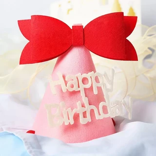 (สินค้าพร้อมส่งจากไทย) หมวกปาร์ตี้วันเกิด DIY หมวกวันเกิด ตกแต่งปาร์ตี้ HBD (G0106)