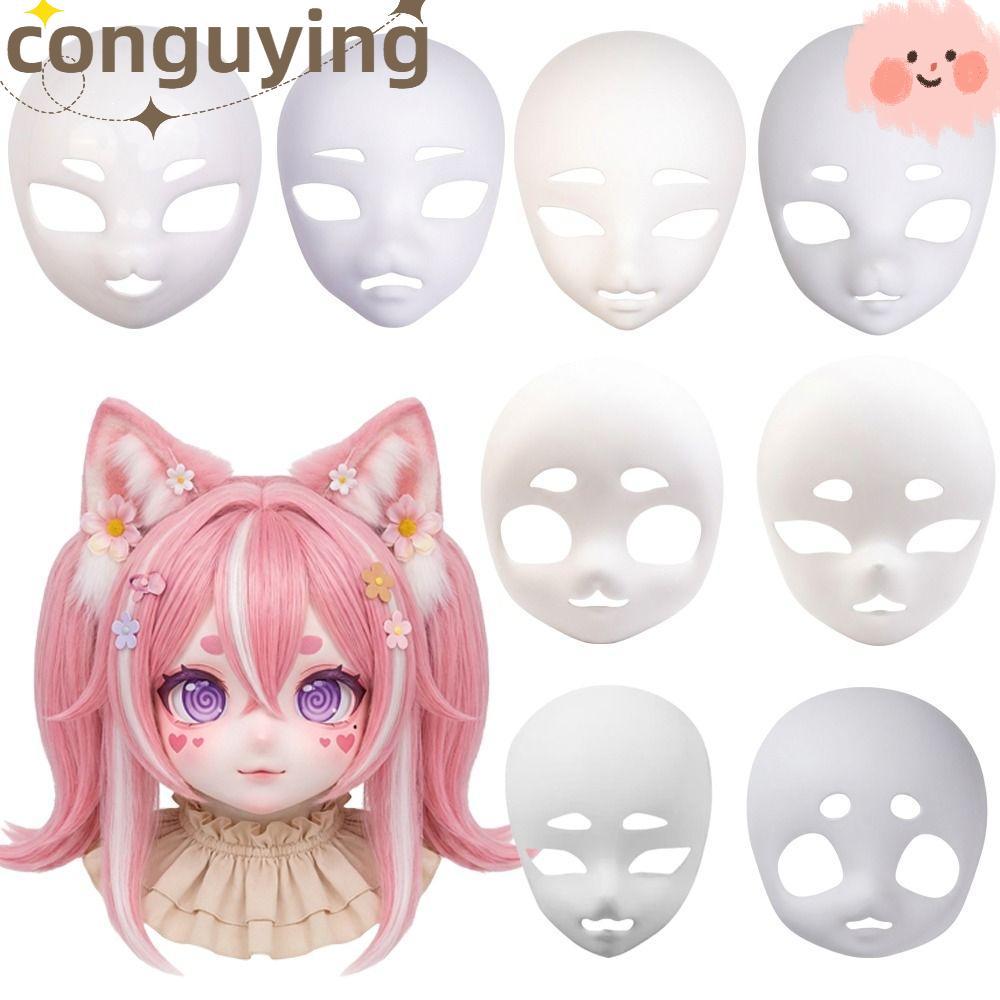 PONGUX Kigurumi ฐาน Beast Skull, คอสเพลย์สัตว์หัวแมว Skull, พลาสติก DIY Furry อะนิเมะปาร์ตี้