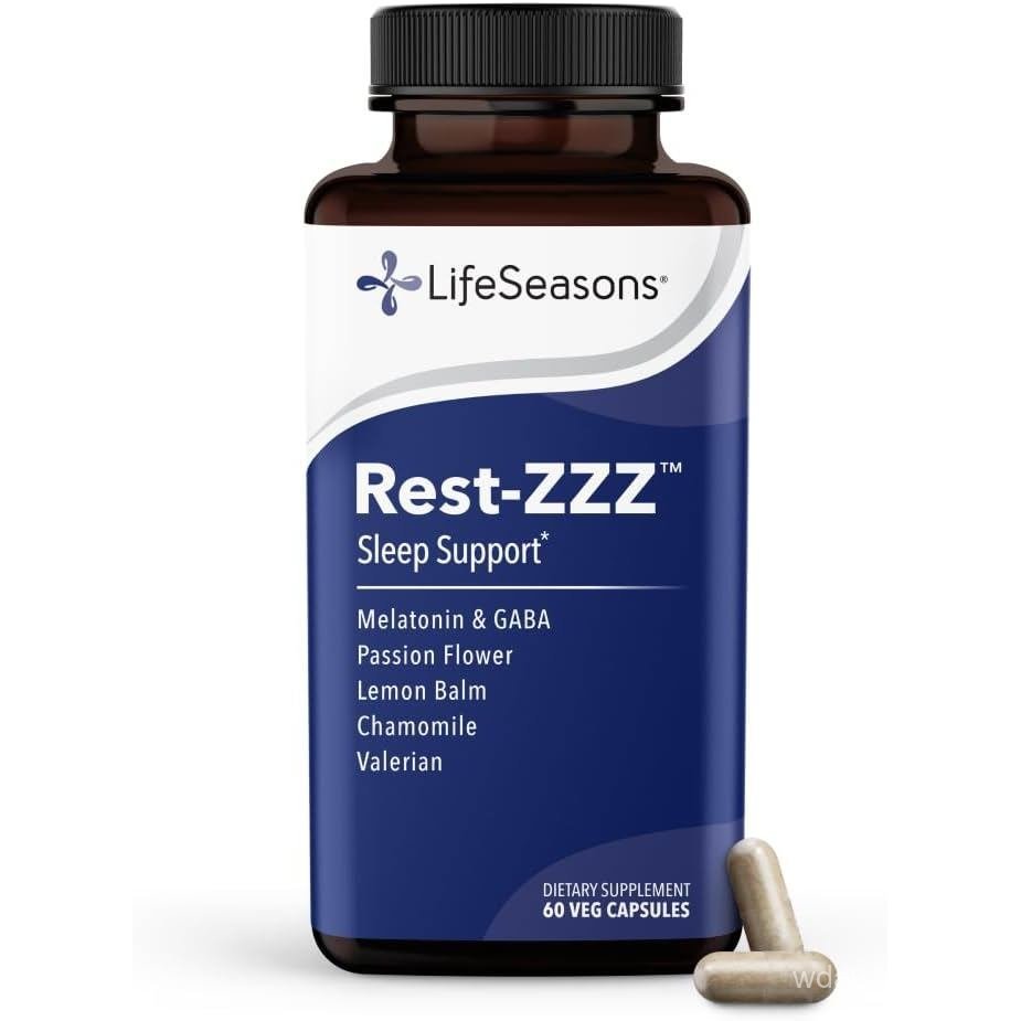 LifeSeasons Rest-ZZZ - Support - Fall Asleep & Stay Asleep - Calms ระบบประสาท - Ease Tension & Restl