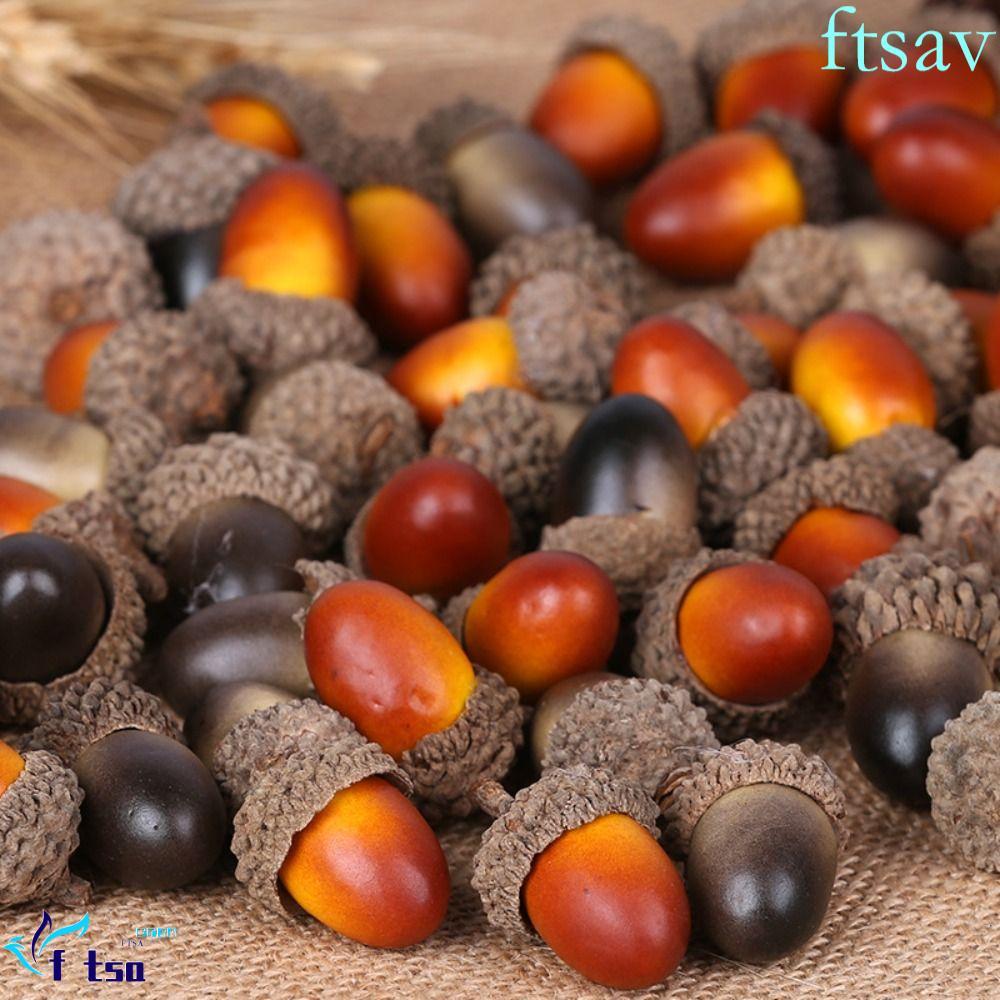 SWIFTSAVER ประดิษฐ์ Acorns ตกแต่งบ้านแจกันฟิลเลอร์โฟมเหมือนจริงธรรมชาติตกแต่งคริสต์มาส