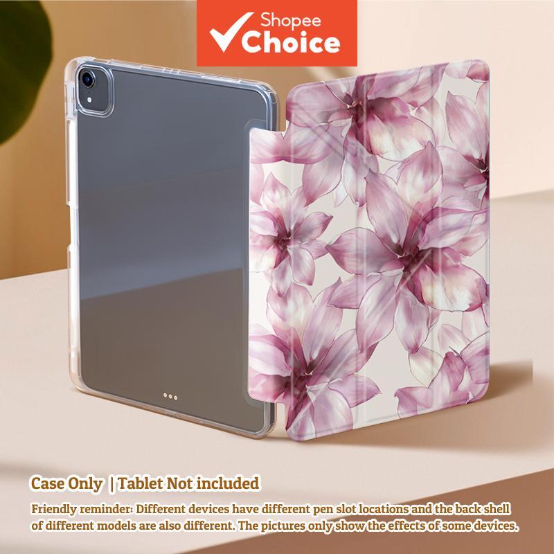 เคสแข็งอะคริลิคลายสําหรับ iPad Mini 6 & iPad 10.2 Gen 9 2021 และอื่น ๆ ปกป้องรอบด้าน มีขาตั้งในตัว เ
