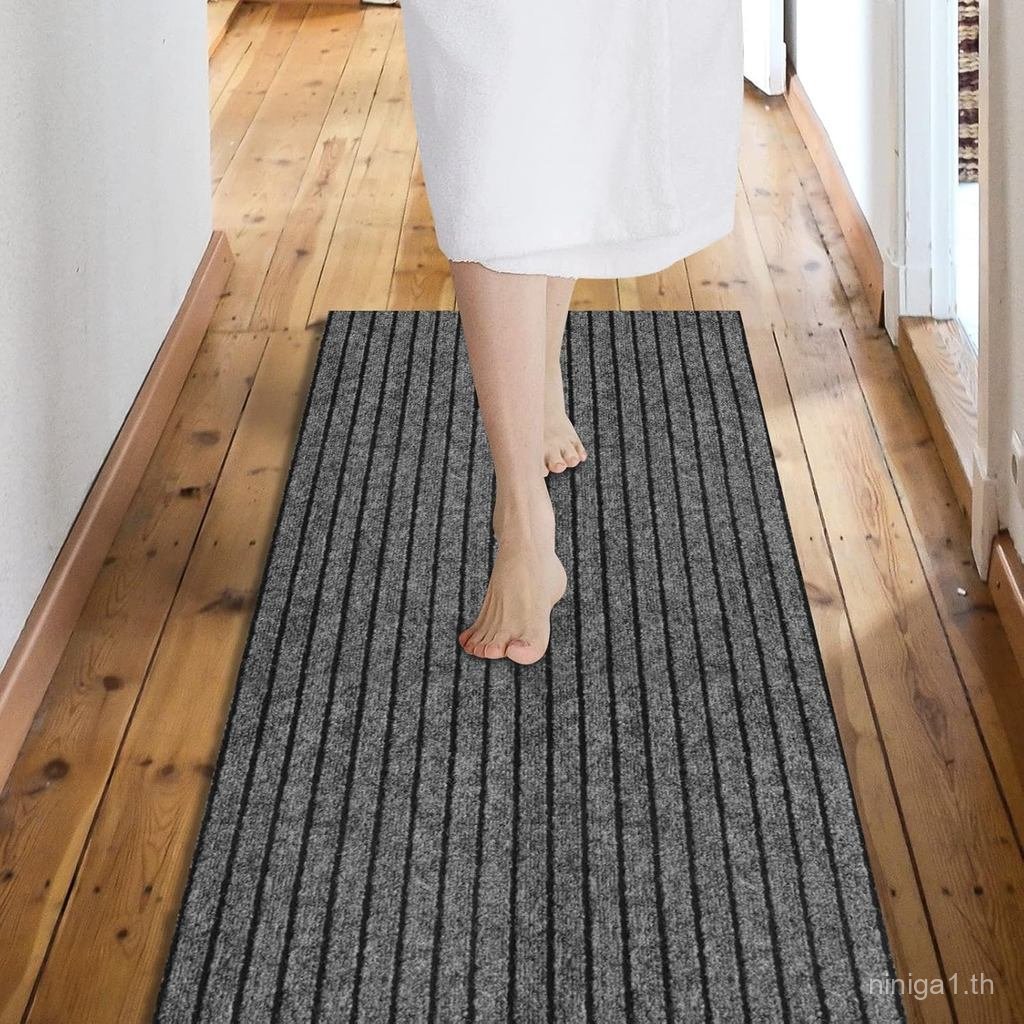 ขนาดที่กําหนดเอง Backed Non-Slip พรม Runner,ทําความสะอาดง่าย,กันน้ํา Runner พรมสําหรับห้องโถง Entryw