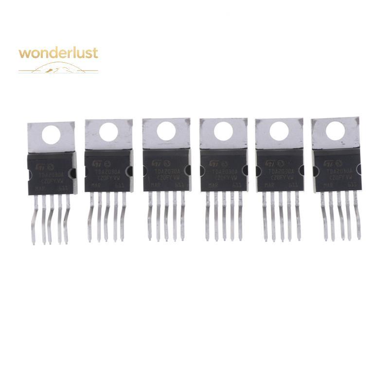 [Easy-t] 6 ชิ้น TDA2030A TO-220 18W Hi-Fi Amplifier 35W Driver Integrated Circuit