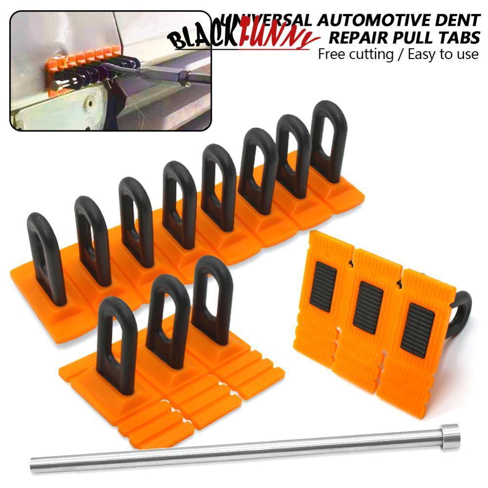 BLACKFUNNY Universal Paintless กาวดึงแท็บ Dent Car Dent Repair ดึงแท็บชุดเครื่องมือ Dent Puller Kit 